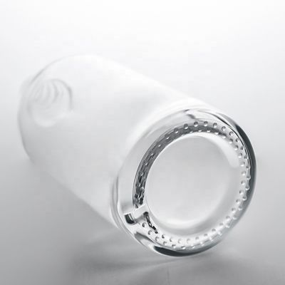 Bouteille de flint rond vide 375ml 500ml 750ml 1000ml Liquor Vodka Tequila Whisky avec bouchon à vis