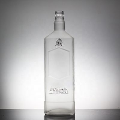 Bouteille en verre 50 cl à étiquette à chaud Bouteille de boissons à vin de style céramique pour boissons 700 ml
