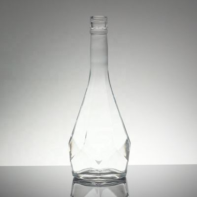 Bouteille en verre 50 cl à étiquette à chaud Bouteille de boissons à vin de style céramique pour boissons 700 ml