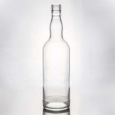 Bouteille en verre blanc cristallin pour le vin Gin Whiskey Tequila 500 ml 700 ml 750 ml 1000 ml
