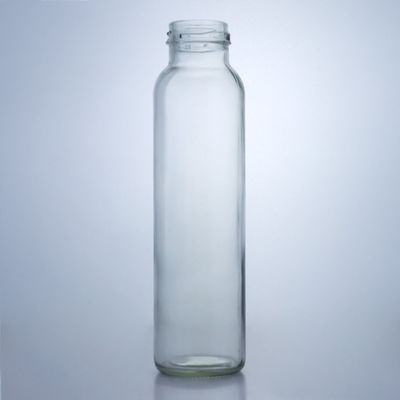300 ml pot en verre pour aliments ronds pour le jus de lait, le thé à base de fruits et le traitement de la surface