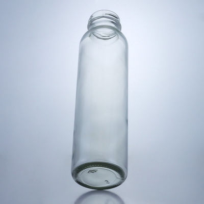 300 ml pot en verre pour aliments ronds pour le jus de lait, le thé à base de fruits et le traitement de la surface