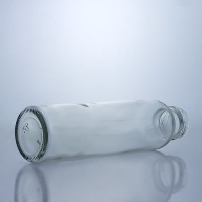 300 ml pot en verre pour aliments ronds pour le jus de lait, le thé à base de fruits et le traitement de la surface