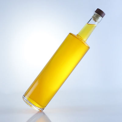 Bouteille en verre de liège pour whisky, vodka, tequila, gin et rhum