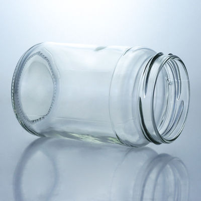 Matériau du collier verre 4oz 8oz 16oz bocaux larges pour le stockage de miel de confiture de cornichons