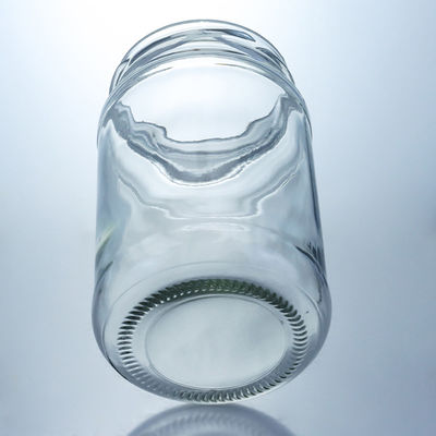Matériau du collier verre 4oz 8oz 16oz bocaux larges pour le stockage de miel de confiture de cornichons
