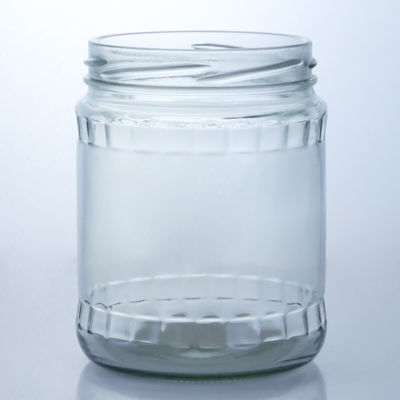 Boîtes de verre de silex rond clair pour la production et la distribution de produits alimentaires