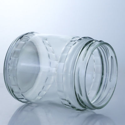 Boîtes de verre de silex rond clair pour la production et la distribution de produits alimentaires