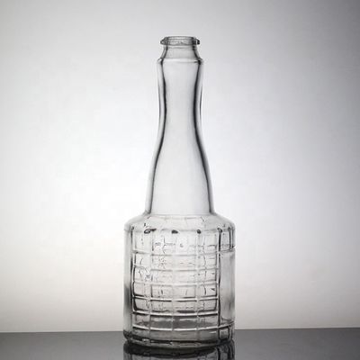 Bouteille en verre en forme de football pour boissons alcoolisées uniques
