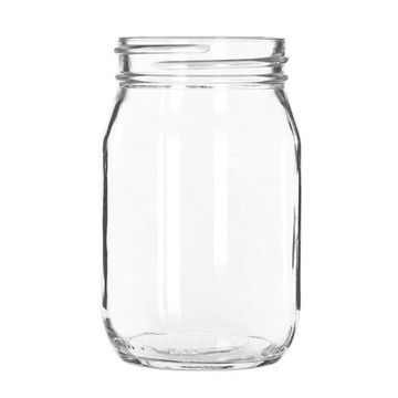 Matériau du collier Verre 100 ml 240 ml 300 ml 500 ml bocaux de confiture de fruits avec couvercles métalliques
