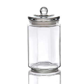 Des pots en verre de qualité alimentaire avec collier en verre Performance et efficacité