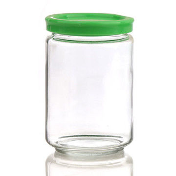 Des pots en verre de qualité alimentaire avec collier en verre Performance et efficacité