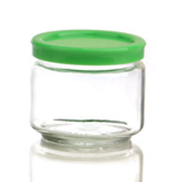 Des pots en verre de qualité alimentaire avec collier en verre Performance et efficacité