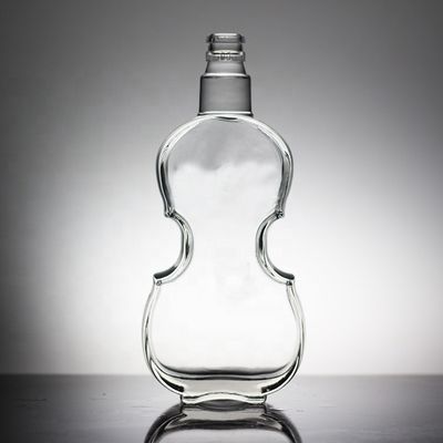 Matériau de base Bouteille en verre avec une forme de lettre unique et un bouchon en liège