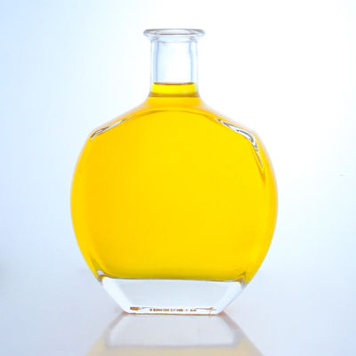 Logo personnalisé Collier en verre Bouteille d'alcool pour whisky Vodka Tequila Gin Rum fourni