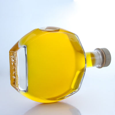Logo personnalisé Collier en verre Bouteille d'alcool pour whisky Vodka Tequila Gin Rum fourni
