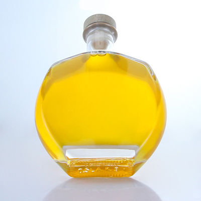 Logo personnalisé Collier en verre Bouteille d'alcool pour whisky Vodka Tequila Gin Rum fourni