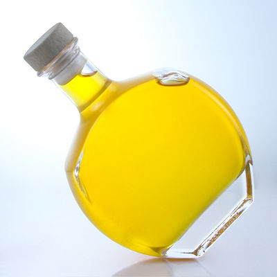 Logo personnalisé Collier en verre Bouteille d'alcool pour whisky Vodka Tequila Gin Rum fourni