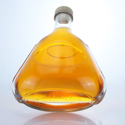 Bouteille en verre de 700 ml claire ou personnalisée pour le gin, le rhum, le champagne, le cognac, le whisky et les liqueurs