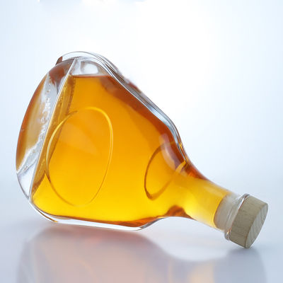 Bouteille en verre de 700 ml claire ou personnalisée pour le gin, le rhum, le champagne, le cognac, le whisky et les liqueurs