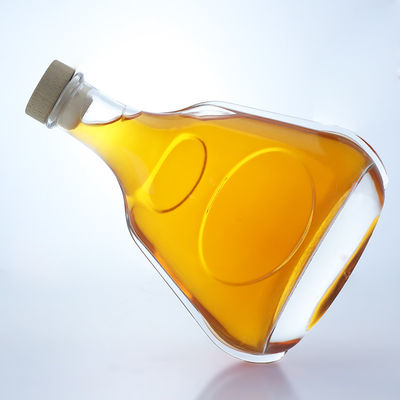 Bouteille en verre de 700 ml claire ou personnalisée pour le gin, le rhum, le champagne, le cognac, le whisky et les liqueurs