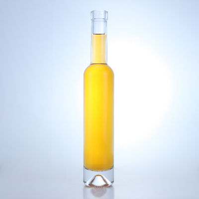 Whisky Vodka Tequila Gin Rum Glace Vin Bouteille en verre avec liège et logo personnalisé