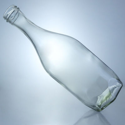 Bouteille en verre à visque, whisky, gin, rhum et boissons industrielles à vis de type liège
