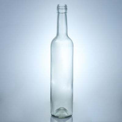 Bouteille en verre de 500 ml pour whisky gin rhum vodka surface décal manipulation et vis