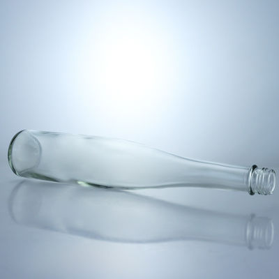 Récipient de boissons Bouteille de verre à vis haute et mince
