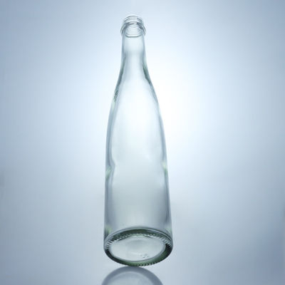 Récipient de boissons Bouteille de verre à vis haute et mince