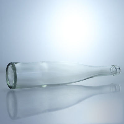 Récipient de boissons Bouteille de verre à vis haute et mince