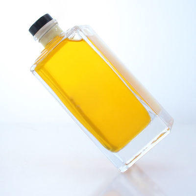 Whisky Vodka Tequila Gin Rum Bouteille en verre de petite capacité avec logo et en liège