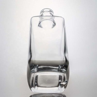 Collier en verre Gin carré Whiskey Rum Vin Vodka Bouteille 750 ml avec liège synthétique