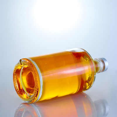Bouteille en verre de forme populaire pour vodka whisky rhum tequila gin fait