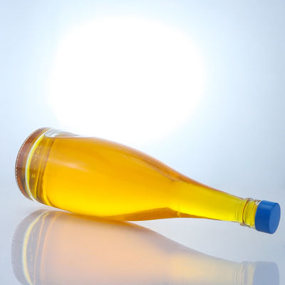 Bouteille en verre à capuche en forme de poire faite pour le rhum Super Flint Vodka Whisky Tequila Gin