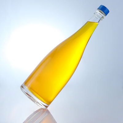 Bouteille en verre à capuche en forme de poire faite pour le rhum Super Flint Vodka Whisky Tequila Gin