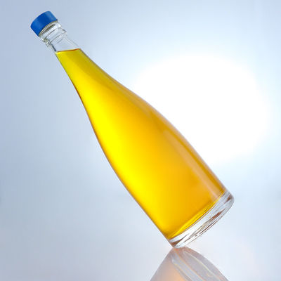 Bouteille en verre à capuche en forme de poire faite pour le rhum Super Flint Vodka Whisky Tequila Gin