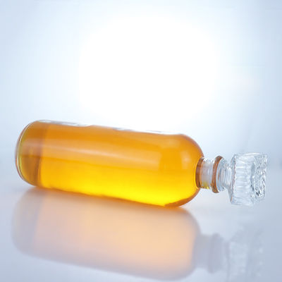 Bouteille en verre de forme ronde pour le rhum, la vodka, le whisky, la tequila et le gin