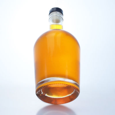 Bouteille en verre de 750 ml pour le gin, le rhum et la vodka