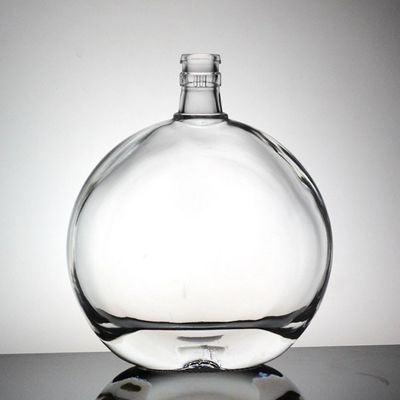 Bouteilles en verre de 700 ml à bouchon de liège clair pour les spiritueux et la vodka Whiskey Tequila