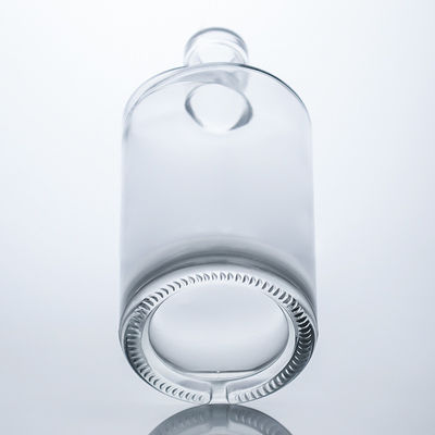 Bouteille en verre de 750 ml pour les boissons alcoolisées et le vin, forme ronde, échantillon de soudure de liège fourni gratuitement