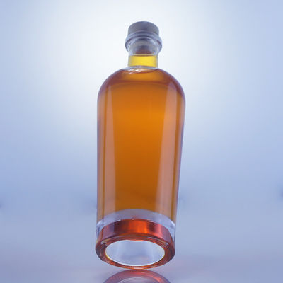 Bouteille en verre de 750 ml avec bouchon de liqueur et capuchon personnalisé