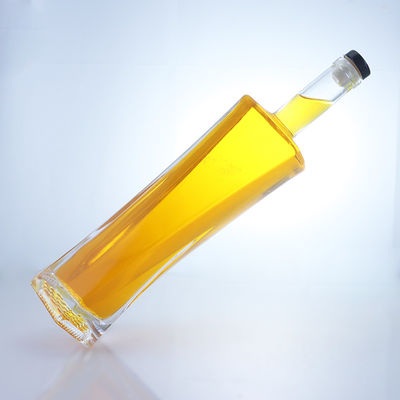 750 ml bouteille en verre hexagonale de type bouchon de liqueur