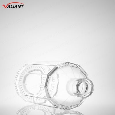 Rum Vodka Whisky Tequila Bouteille de gin 250 ml Super Flint Glass avec liège et forme personnalisée
