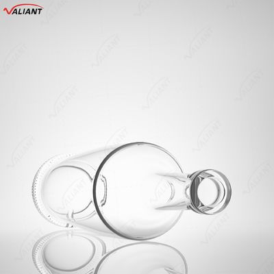 Whisky Vodka Tequila Brandy Gin Rum Bouteille en verre avec liège 750 ml Forme personnalisée