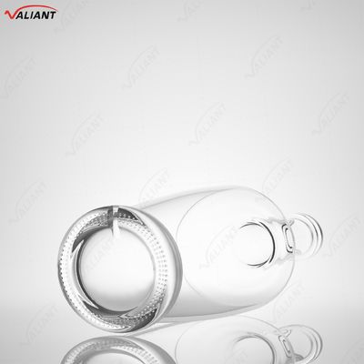 Whisky Vodka Tequila Brandy Gin Rum Bouteille en verre avec liège 750 ml Forme personnalisée