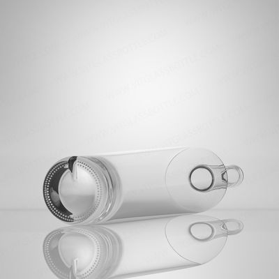 Bouteille de verre personnalisée pour le rhum, la vodka, le whisky, le tequila, le gin, 750 ml de verre Super Flint