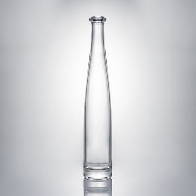 Bouteille en verre à bouchon de liqueur avec bouchon de liège Matériau du corps verre de forme ronde sur mesure