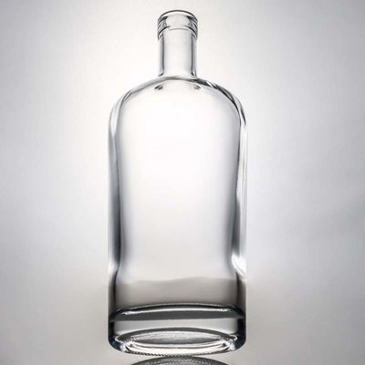 Bouteille en verre de super-friture pour le whisky gin 700 ml 750 ml 1000 ml capacité
