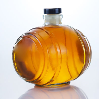 Bouteille en verre à bouchon personnalisée pour vodka gin rum 700 ml 750 ml Adaptable à divers scénarios